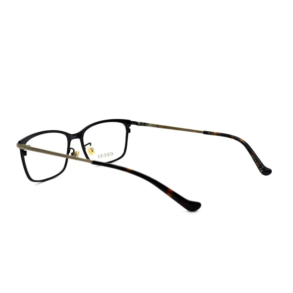 NEW GUCCI GG1030OJ 001 BLACK GOLD TITANIUM EYEGLASSES FRAME